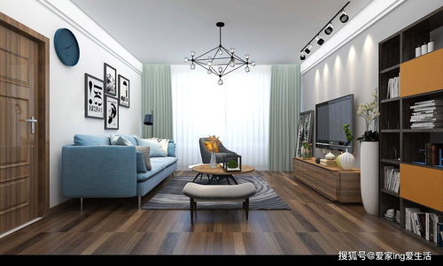 煙臺裝飾裝修 金地格林120平三居室北歐風,靜享寧靜 舒緩之美